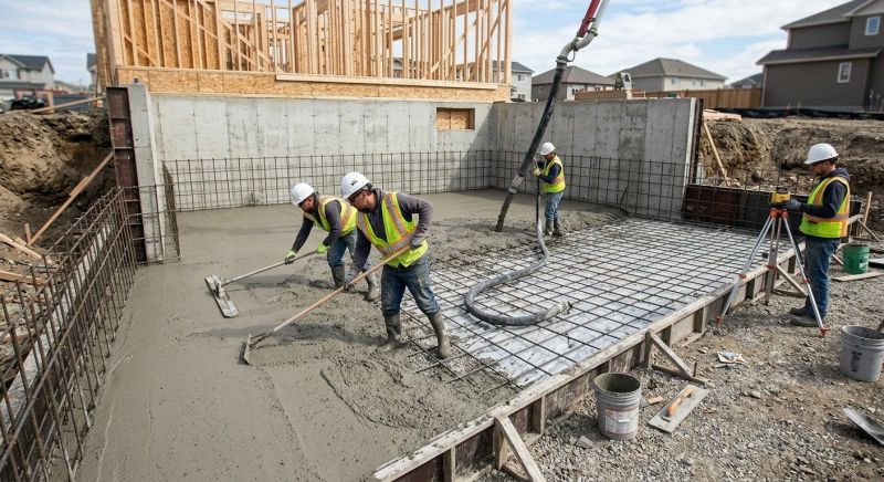Basement Slab Installation in Fredericksburg, VA